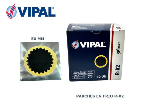 VIPAL-R02-Petic camera  rotund 50mm/80buc cutie
